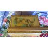 Image 8 : Jewelry Box w/50 States, Light Burlwood, Inlay, Approx. 11.5" L