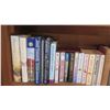 Image 2 : Shelf of Misc. Fiction Hardcover & Paperback, Old Hardcover Books