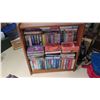 Image 2 : Mini Wooden Bookcase w/Misc. Paperback Romance Novels