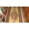 Image 8 : Long Hallway Rug, Beige/Brown w/Borders, 158" X 37"