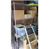 Image 2 : 8 Misc. Wire Shelving (not including contents of shelves)