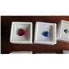 Image 2 : Misc. Loose Gemstones: Red Topaz, Blue Spinel, Prasiolite, Cat's Eye, Tanzanite
