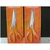 Image 1 : 2 New pair Fiskars Pinking Shears