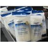 Image 1 : Flat of one Dozen packs Equate Cotton Ovals - 50 per pack / 100% pure cotton