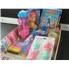 Image 1 : Flat full of Girls items / my little pony / Goody hair clips/bands / Frozen bubble