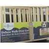 Image 2 : New Wood Deluxe walk over gate / pet room divider / epands 30-44in.