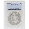 Image 1 : 1889-S $1 Morgan Silver Dollar Coin PCGS MS63+