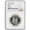Image 1 : 1957 TDR Franklin Half Dollar Coin FS-801 NGC PF67