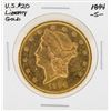 Image 1 : 1894-S $20 Liberty Head Double Eagle Gold Coin