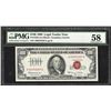 Image 1 : 1966 $100 Legal Tender Note Fr.1550 PMG Choice About Uncirculated 58