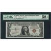 Image 1 : 1935A $1 Hawaii Silver Certificate WWII Emergency Note PMG Choice About Unc. 58E