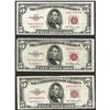 Image 1 : Lot of (3) 1953 $5 Legal Tender Notes