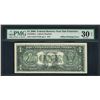 Image 1 : 2006 $1 Federal Reserve Note ERROR Offset Printing PMG Very Fine 30EPQ