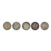 Image 1 : Lot of (5) Pre 1921 $1 Morgan Silver Dollar Coins