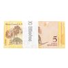 Image 2 : Pack of (100) Consecutive Venezuela 5 Bolivares Uncirculated Notes