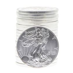 Roll of (20) 2012 $1 American Silver Eagle Brilliant Uncirculated Coins