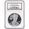 Image 1 : 2000-P $1 American Silver Eagle Coin NGC PF69 Ultra Cameo