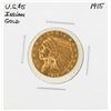 Image 1 : 1915 $5 Indian Head Half Eagle Gold Coin
