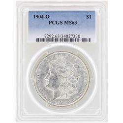 1904-O $1 Morgan Silver Dollar Coin PCGS MS63