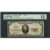 Image 1 : 1929 $20 National Currency Note Canton, Ohio CH# 76 PMG Choice Fine 15