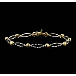 14KT Two Tone Gold Bracelet