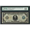 Image 1 : 1914 $10 Federal Reserve Note Kansas City Fr.940 PMG Choice Fine 15