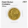 Image 1 : 1853 Great Britain Sovereign Gold Coin