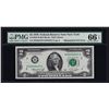 Image 1 : 1976 $2 Federal Reserve Note Mismatched Serial Number ERROR PMG Gem Unc. 66EPQ