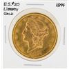 Image 1 : 1894 $20 Liberty Head Double Eagle Gold Coin