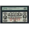 Image 1 : 1850-60's $10 The City Bank of New Haven Obsolete Note PMG Choice Uncirculated 6