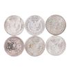 Image 2 : Lot of (6) 1921 $1 Morgan Silver Dollar Coins