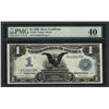 Image 1 : 1899 $1 Black Eagle Silver Certificate Note Fr.233 PMG Extremely Fine 40