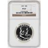 Image 1 : 1957 Franklin Half Dollar Proof Coin NGC PF67