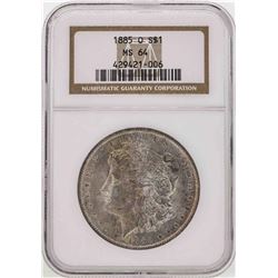 1885-O $1 Morgan Silver Dollar Coin NGC MS64