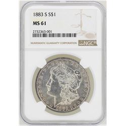 1883-S $1 Morgan Silver Dollar Coin NGC MS61