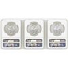 Image 2 : Lot of (3) 1985Mo 1 Onza Silver Libertad Coins NGC MS66