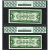 Image 2 : (2) Consecutive 1928A $1 Funnyback Silver Certificate Notes PCGS Very Choice New