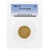 Image 1 : 1882-CC $5 Liberty Head Half Eagle Gold Coin PCGS XF40