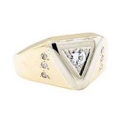 14KT Yellow Gold 0.30 ctw Diamond Ring