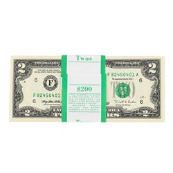 Pack of (100) Consecutive 1995 $2 Federal Reserve Notes Atlanta