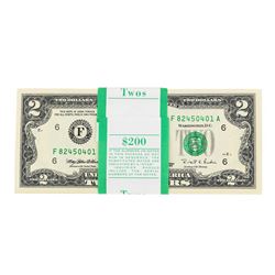 Pack of (100) Consecutive 1995 $2 Federal Reserve Notes Atlanta