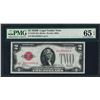 Image 1 : 1928B $2 Legal Tender Note Fr.1503 PMG Gem Uncirculated 65EPQ