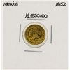 Image 1 : 1852 Mexico 1/2 Escudo Gold Coin