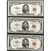 Image 1 : Lot of (3) 1953 $5 Legal Tender Notes