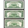 Image 2 : Lot of (3) 1953 $5 Legal Tender Notes