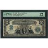 Image 1 : 1899 $2 Silver Certificate Note Fr.258 PMG Fine 12