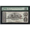 Image 1 : 1863 $20 Confederate States of America Note T-58 PMG About Uncirculated 55EPQ Ca