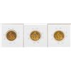 Image 2 : Lot of 1912-1914 $5 Indian Head Half Eagle Gold Coins