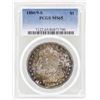 Image 1 : 1880/9-S $1 Morgan Silver Dollar Coin PCGS MS65