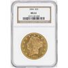 Image 1 : 1894 $20 Liberty Head Double Eagle Gold Coin NGC MS61